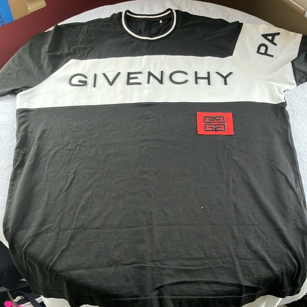 Givenchy Black and White Short Sleev